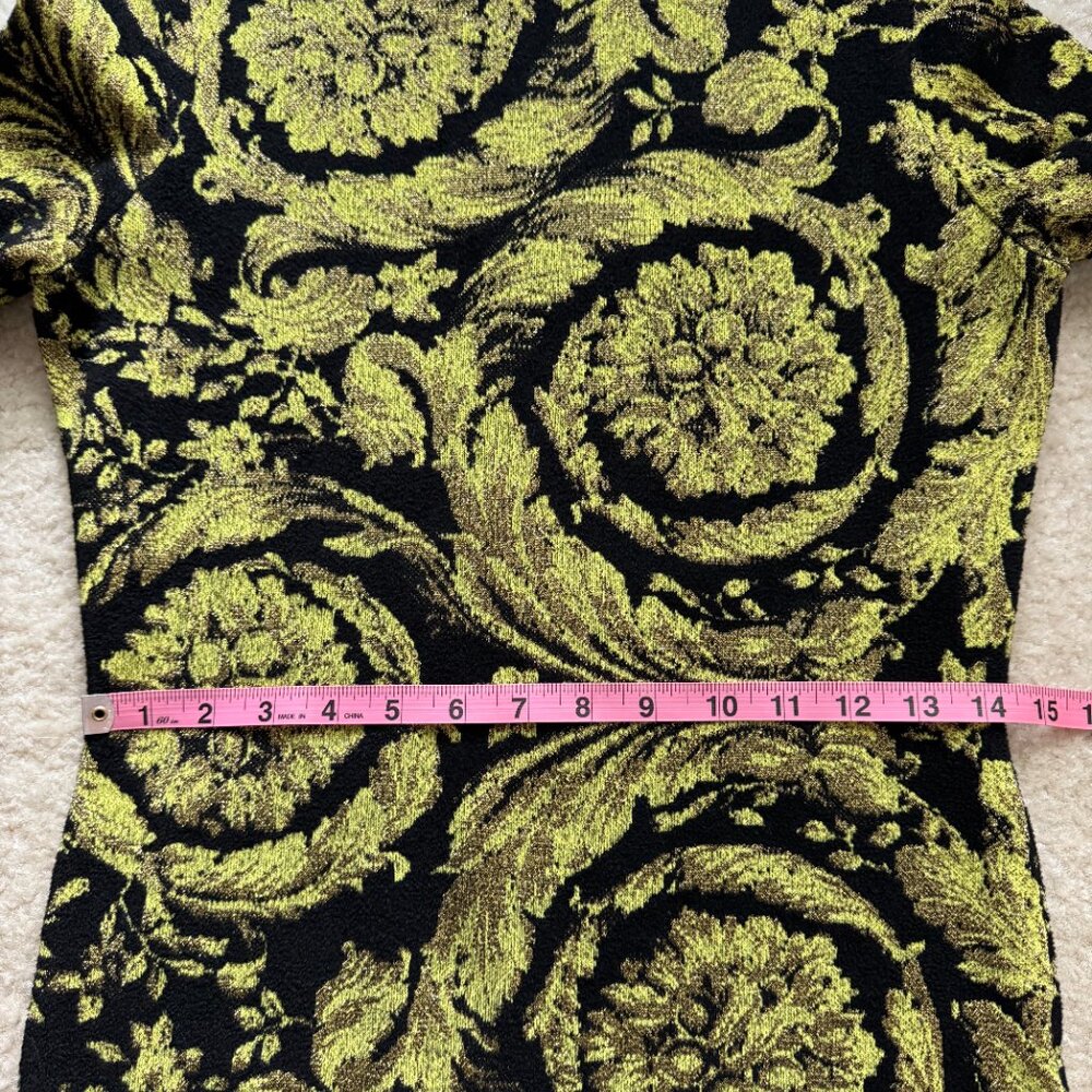 Versace Dress, IT42, Black and Gold - Picture 7 of 9